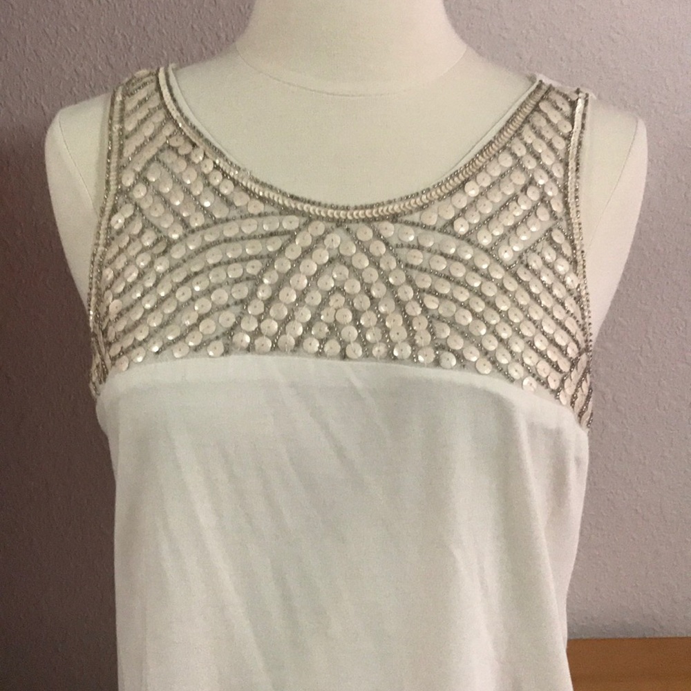 EUC UCB beaded tank top. XS